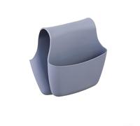 Entgoinggo Silicone Sink Organizer Saddle Sink Caddy Organizer Rack Drain Hole Storage Kitchen Cleaning Tools Hanging Kitchen Sink Caddy(gray)