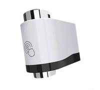Entgoinggo Smart Automatic Faucet Sensor Water Saver Infrared Touch-Free Tap Attachment with Dual Detection System Kitchen Bathroom(black + white)