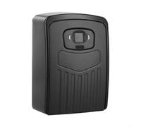 Entgoinggo Smart Fingerprint Key Safe Box With for tuya App Control Weatherproof Electronic Key Lock Box For Outdoor Wall Mount Secure Storage For Home Office Rental Up To 10 Users