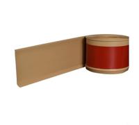 Entgoinggo Soft Skirting Board Self PVC Plastic Trim For Wall Base Molding Decorative Joint Sealing Tape Peel And Installation Improvement(light brown)
