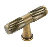 Entgoinggo Solid Brass Cabinet Handles Antique Bronze Drawer Pulls For Kitchen Cupboards And Bedroom Dressers Elegant Furniture Knobs With Exposed Design(128mm hole spacing)