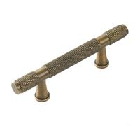 Entgoinggo Solid Brass Cabinet Handles Antique Bronze Drawer Pulls For Kitchen Cupboards And Bedroom Dressers Elegant Furniture Knobs With Exposed Design(64mm hole spacing)