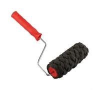 Entgoinggo Sponge Woven Roller Brush For Textured Paint Decorative Wall Art Tool With Stone Pattern Effect High Absorption Cover For Indoor And Outdoor DIY Renovation Projects