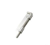 Entgoinggo Spring Loaded Bolt Latch Set Of 5 Stainless Steel Locks For Security Doors Cabinets And Child Safety And Pet Proof Hardware With Easy Screw Mount(S Right)