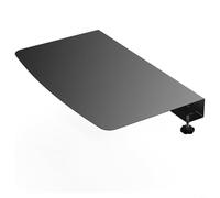 Entgoinggo Steel Clip-On Corner Table Connector Plate 17x10 Inch Platform Extender, For Keyboard Trays And Monitors Heavy Duty Desk Attachment, For L-Shaped Setup