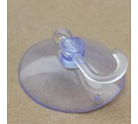 Entgoinggo Suction Cup Hooks 10 Pack Clear Plastic Wall Hangers Hole Organizer, For Kitchen Bathroom Office Cable Key Belt Storage No Damage Installation Easy Use(3CM)