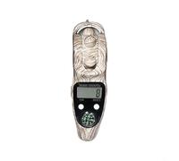 Entgoinggo Tally Counter, Wood Grain Electronic Counter With Portable LCD Digital Display, Bead Counters For Meditation, Prayer, Yoga(White Births)