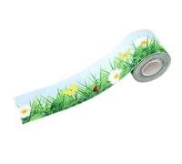 Entgoinggo Thickened Felt Window Condensation Strip Water Absorbing Tape Anti Drip Sticker For Kitchen Glass Sills Reusable Non-Woven Barrier To Prevent Leaks And Moisture Build Up(The Green Flowers)