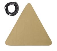 Entgoinggo Tripod Stool Cloth, Folding Camping Tripod Stool Chair Cover Lightweight Portable Waterproof Canvas Tripod Seat Cover For Outdoor(Beige)