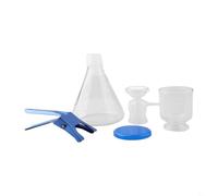 Entgoinggo Vacuum Filter Unit With Sand Core Boro 33 Glass Filter Funnel For Lab High Temp Sterilizable Filtration System For Chromatographic Analysis(1000ml)