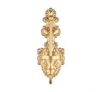 Entgoinggo Wall Candle Holder, Candle Sconces Wall Art, Vintage Taper Candle Wall Decor, Cast Iron Wall Mount Candle Holders for Living Room Home Decor(Gold)