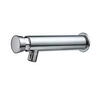 Entgoinggo Wall Mounted Time Delay Faucet Single Cold Push Button Self Closing Bathroom Sink Tap with Brass Construction Standard 1/2 Inch Connection(2cm)