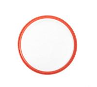 Entgoinggo Washable Filter for VAX Power Compact Cylinder Vacuum Cleaner 150x150mm Reusable Orange White Replacement Part Fits for VAX 95 Models Visible Color Design Easy to Maintain Cleaning