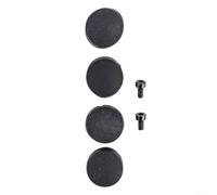 Entgoinggo Wired Doorbell Button Replacement Cover, For Video Doorbell Pro Silicone Push Switch Kit With Screws Flexible Parts To Fix Broken Buttons Easily(Black)