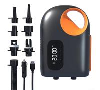 Entgoinggo Wireless Electric Paddle Board Pump With LCD Display Auto Stop Function 20 PSI High Pressure Inflator Deflator For Kayaks