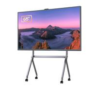 Enther V6530 65 inch Smartboard Set, 4K Touch Screen Whiteboard, UHD Touch Screen, All-in-One Digital Ambient Board for Classroom, Home Office Study (Board and Board)