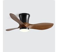 ENTHERONIC Ceiling Fan with Lights 3-Blade Ceiling Fan with Light and Remote Flush Mount 32 Inch Ceiling Fans for Bedroom Living Room Kids Room Small Space