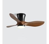 ENTHERONIC Ceiling Fan with Lights 3-Blade Ceiling Fan with Light and Remote Flush Mount 32 Inch Ceiling Fans for Bedroom Living Room Kids Room Small Space