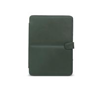 ENTHOPIA Vegan Leather Laptop Folio Case Compatible with ASUS Eeebook 14 Laptop E410KA Model | Slim Fit Laptop Cases for Travel Waterproof, Lightweight Case | Olive Green