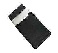 ENTHOPIA Vegan Leather Laptop Sleeve Compatible with MacBook Pro 16 Inches A2141 Model 2019 | Slim Fit, Soft Lining, Water Resistance Lightweight Laptop Cover |Black|Case