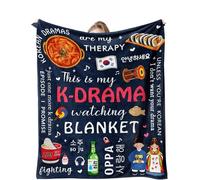 Enthusiasm Korean Drama Gifts, Korean Drama Blanket for K-Drama Fans, K Drama Gifts for Teen Girl (150x200cm)