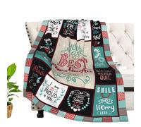 Enthusiasm to My Bonus Daughter Gifts Throw Blanket, Step Daughter from Stepmom, Stepdaughter Gifts Blanket for Christmas Birthday Gifts (130x150cm)