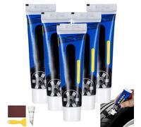 Enthusiastip/Cherishty Weather-Resistant Waterproof Flexible Tire Repair Adhesive, Rubber Sealant for Punctures & Cracks, Multi-functional Waterproof Repair Adhesive Kit (5pcs)