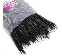Entie Black Cable Ties 2.5mm X 200mm Nylon 66 Ul Approved (1000 Pack)