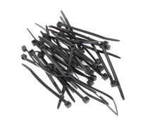 Entie Black Cable Ties 2.5mm X 60mm Nylon 66 Ul Approved (50 Pack)
