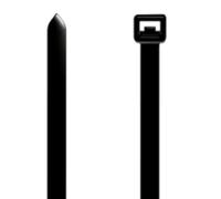 enTie Black Cable Ties 4.8mm x 400mm Nylon 66 UL Approved [100 Pack]