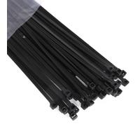 Entie Black Cable Ties 4.8mm X 500mm Nylon 66 Ul Approved (50 Pack)