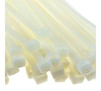 enTie Natural White Cable Ties 4.8mm x 300mm Nylon 66 UL Approved [100 Pack]