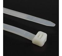 enTie Natural White Cable Ties 7.2mm x 400mm Nylon 66 UL Approved [100 Pack] [400mm x 7.2mm]