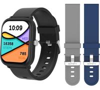 Entity Aero Smartwatch Blue & Grey Silicone IP68 Mic & Speaker 2.01" Full Touch