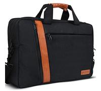 Entity Agena 15.6 inch Office Laptop Messenger Sling business Bags for men With Water Resistant Fabric, Multi Compartment & Shoulder Strap (Black), Navy Blue, M