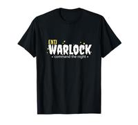 ENTJ Warlock Command The Night Spooky Season Funny T-Shirt
