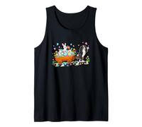 Entlebucher Mountain Carring Bunnies Easter Chocolate Eggs Tank Top