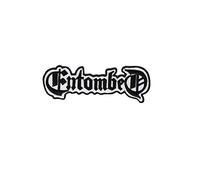 Entombed Death Metal Band Black White Patch Badge Embroidered Iron on Applique Souvenir Accessory