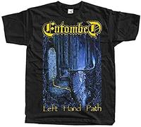 Entombed Left Hand Path Death Metal Music T-Shirt Mens Unisex Black Tees XXL