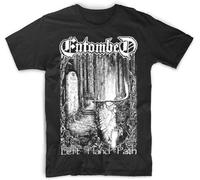 Entombed - Left Hand Path T Shirt Black Extreme Metal band21061(Small)