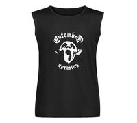 Entombed - Uprising Death Metal Entombed - Uprising Death Metal Men's Vests Tank Tops O-Neck 100% Cotton Undershirts Unisex Sleeveless Shirt XXL Black