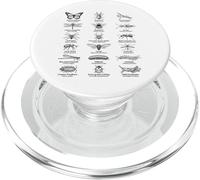 Entomology Bug Species Names Scientific Natural History PopSockets PopGrip for MagSafe