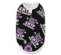 ENTP The Debater MBTI Print Pet Clothes T Shirt Pets Clothing Vests Tee Tops Dogs Costume Coat For Dog Cat XL