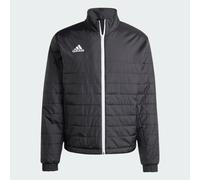 adidas Men's Entrada Long Sleeve Full Zip Rain Anorak S Black