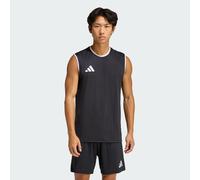 adidas Men's Entrada26 Sleeveless Jersey Shirt, Black/White, XS