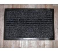 Entrance Barrier Door Mat 58CM X 39CM (Approx 1'3 x 2ft) in Black/Grey