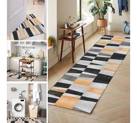Entrance Carpet Kitchen Runner Long Hallway Runner Rug Washable, Non-Slip Carpet Runners, Hallway Runner Hall Runner for Living Room/Hallway/Bathroom/Laundry Room Rug Runner Stair Carpet 50 x 130 cm