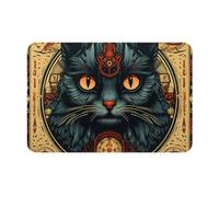 Entrance Carpet, Occult Cat Ouija Board Divination Tarot Golden Mats Heavy Duty Bath Mat Stylish Rug Mats For Outdoor Indoor Hall 40X60Cm