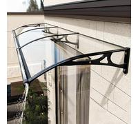 Entrance Door Canopy with Large Sink - Outdoor Awning for Front Door Protection from Rain - Stylish and Porch Covering for Home Entryway