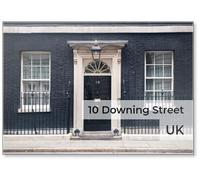Entrance Door of 10 Downing Street in London on The Street Was Built in The 1680s by Sir George Downing and Is Now The Residence of The Prime Minister., Fridge Magnet